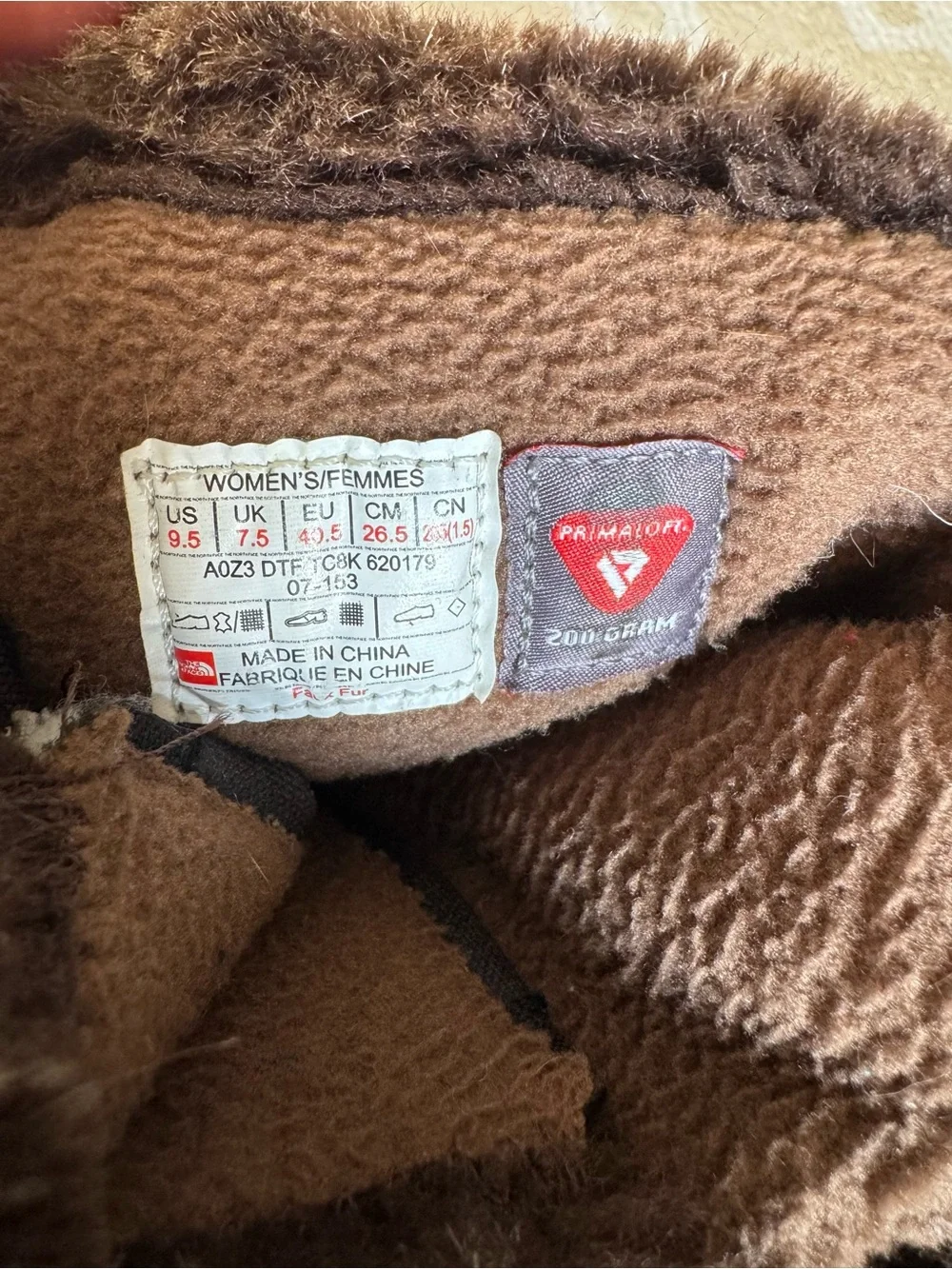 The North Face Nuptse Purna Waterproof Insulated Winter Boots Brown Size 9.5